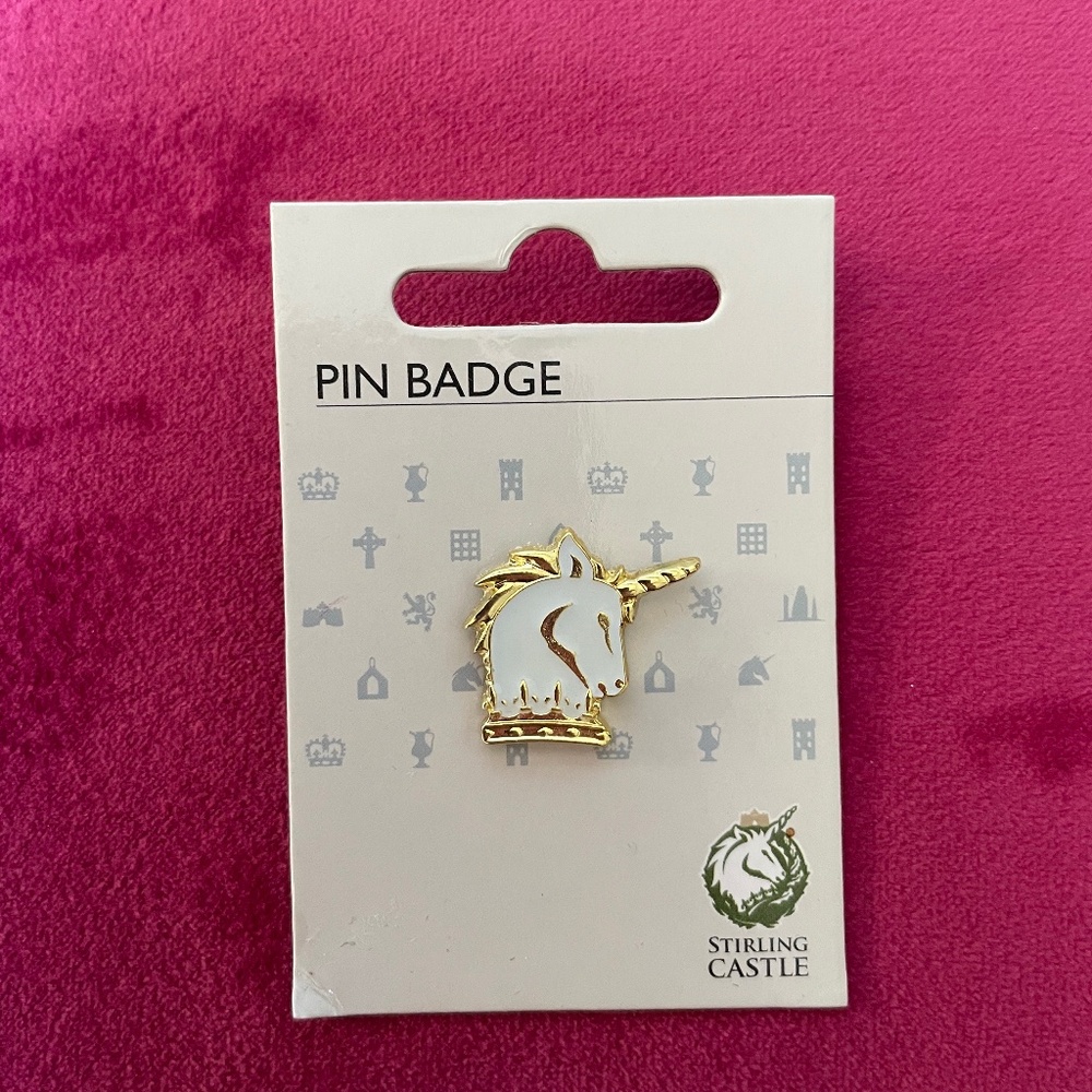 Sterling Castle Pin